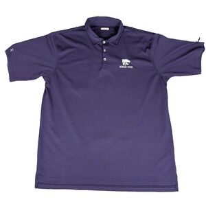 Kansas State Wildcats | Antigua | Purple Polo Mesh‎ | Mens | 2XL - small snag